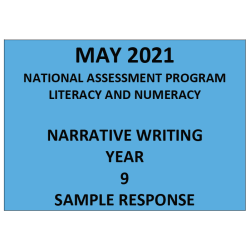 2021 ACARA NAPLAN Writing Sample Response Year 9